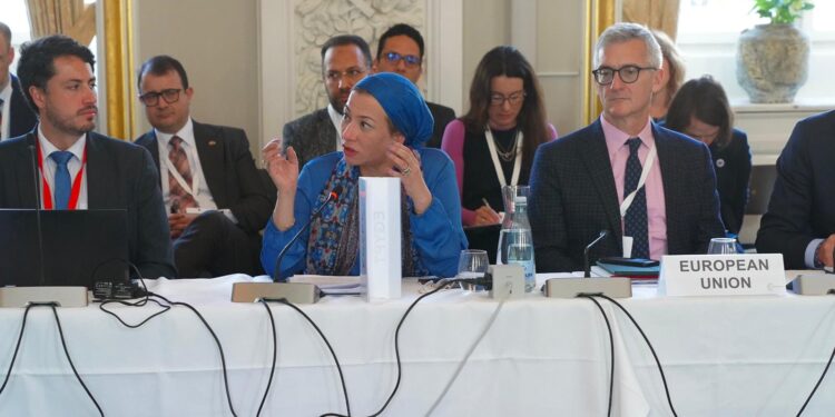 وزيرة البيئة واصلت مشاركاتها في فعاليات مؤتمر كوبنهاجن لتغير المناخ بجلسة حول تنفيذ نتائج التقييم العالمي