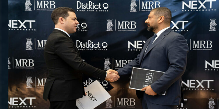 شركة MRB القابضة تتولى تسكين وإدارة وتشغيل مشروع District 9 بالتعاون مع NEXT Developments بمدينة 6 أكتوبر