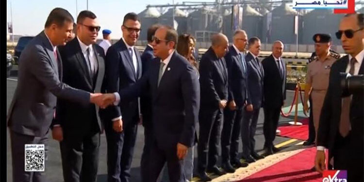 الرئيس السيسى يشهد فعاليات موسم حصاد القمح 2025