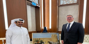 وزير البترول يلتقي وزير الطاقة القطري في زيارته إلى دولة قطر