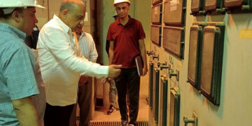 وزير الكهرباء يتفقد محطة محولات باسوس ومحطة توليد كهرباء شبرا الخيمة