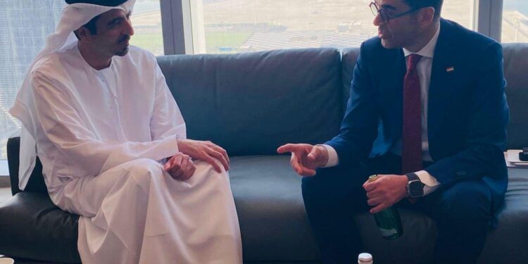 وزير الاستثمار يلتقي العضو المنتدب لشركة مدن العقارية القابضة لاستعراض تطورات مشروع رأس الحكمة