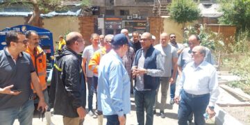 نائب وزير الإسكان يقوم بجولة تفقدية لمحافظة الإسكندرية بعد الاضطرابات الجوية