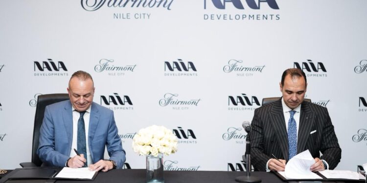 “نايا” للتطوير العقاري توقّع شراكة استراتيجية مع “فيرمونت نايل سيتي” لإدارة وتشغيل الشاطئ في “نايا باي” برأس الحكمة