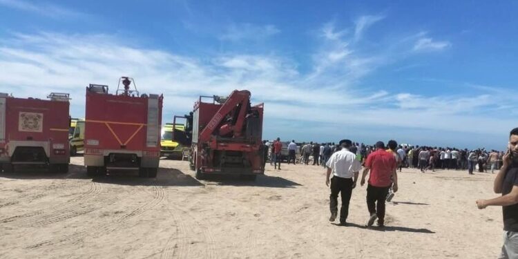 سقوط طائرة تدريب أثناء تنفيذ إحدى الأنشطة التدريبية