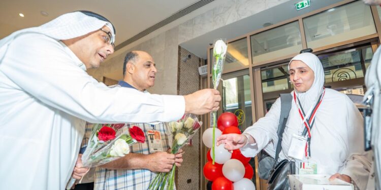 “الماسية” تستقبل 1300 حاج من بعثة التضامن الاجتماعي في مكة المكرمة