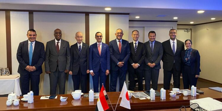 وزير الاستثمار والتجارة الخارجية يلتقى عدد من كبرى الشركات اليابانية