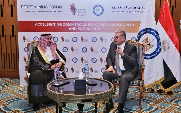 وزير البترول يعقد اجتماعًا مع نائب وزير الصناعة والثروة المعدنية لشؤون التعدين بالسعودية