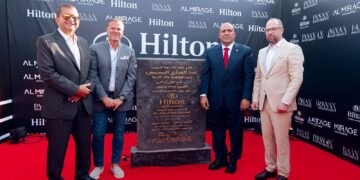 «الميراج للتطوير» تضع حجر الأساس لمشروع «هيلتون تاور» وفندق «هيلتون العاصمة» بحضور ممثل «هيلتون العالمية»