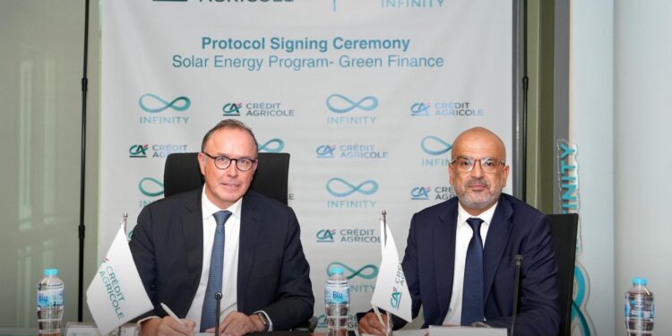 كريدي أجريكول مصر وإنفنيتي يطلقان شراكة استراتيجية لتسريع وتيرة التحول نحو الطاقة الشمسية في مصر