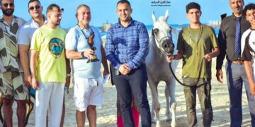 رئيس جهاز القري السياحية يشهد فعاليات بطولة الخيول العربية بالساحل الشمالى