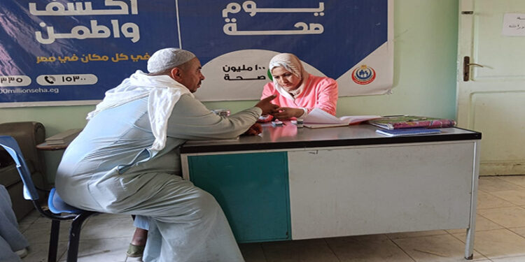 حملة «100 يوم صحة» قدمت 32 مليونًا و570 ألف خدمة طبية مجانية خلال 21 يومًا