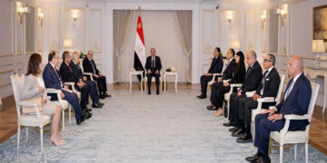 الرئيس السيسي يستقبل رئيس مجلس الوزراء اللبناني