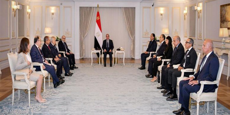 الرئيس السيسي يستقبل رئيس مجلس الوزراء اللبناني