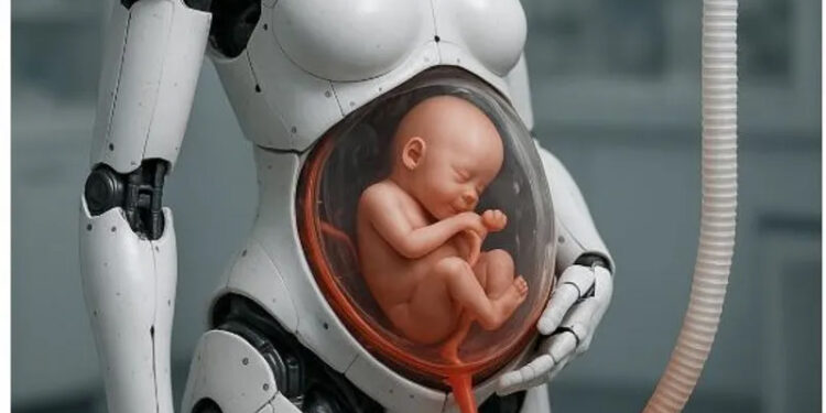 الصين تكشف عن أول روبوت للحمل في العالم