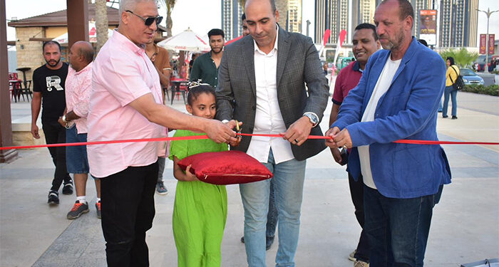 افتتاح أول معرض للنحت “آرت سبيس” على الممشى السياحي بمدينة العلمين الجديدة