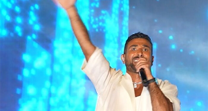 نجاح جماهيري لحفل أحمد سعد في قلب مدينة السلام