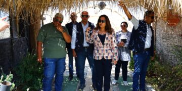 منال عوض تتابع سير العمل في محميتي وادي دجلة وقبة الحسنة