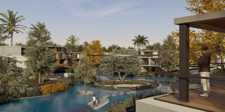شركة Cornerstone Development  تطرح وحدات فاخرة 80 % تشطيب  بـ RED- Water Villas & Floating Gardens مستقبل سيتي