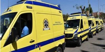الصحة: الدفع ب10 سيارات إسعاف مجهزة إلى موقع حادث تصادم طريق «الإسكندرية – مطروح»