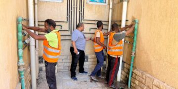 جهازا مدينتي قنا ودمياط الجديدتين ينفذان حملتين لإزالة وصلات المياه”الخلسة” وتحصيل المتأخرات