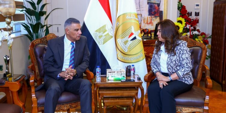 وزيرة التنمية تتابع مع محافظ أسوان الموقف التنفيذي لمشروعات الخطة الاستثمارية و” حياة كريمة”