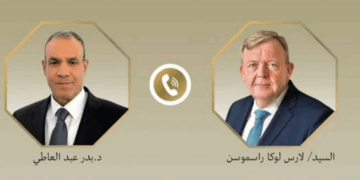 اتصال هاتفي بين وزير الخارجية ونظيره الدنماركي