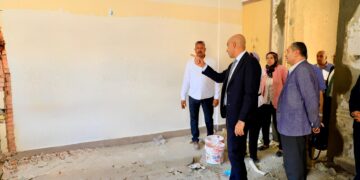 وزير التعليم يتفقد أعمال التجهيزات لتحويل مدرستين بغمرة والقصر العيني إلى مدارس مصرية يابانية