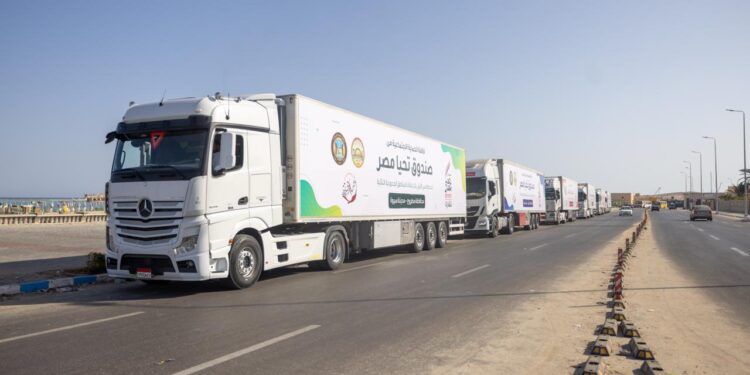 قوافل الحماية الاجتماعية من صندوق تحيا مصر تصل إلى 7 آلاف أسرة بقرى واحة سيوة