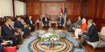 الفريق أسامة ربيع يبحث سبل عقد شراكة ثلاثية للتعاون في مجال الأمن الغذائي ضمن المشروعات التنموية لقناة السويس