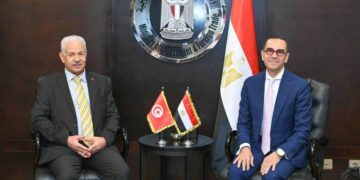 وزير الاستثمار يستقبل وزير التجارة وتنمية الصادرات بالجمهورية التونسية