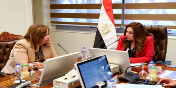 وزيرة التنمية تبحث مع رئيس صندوق الإسكان الاجتماعى وقيادات هيئة الرقابة المالية