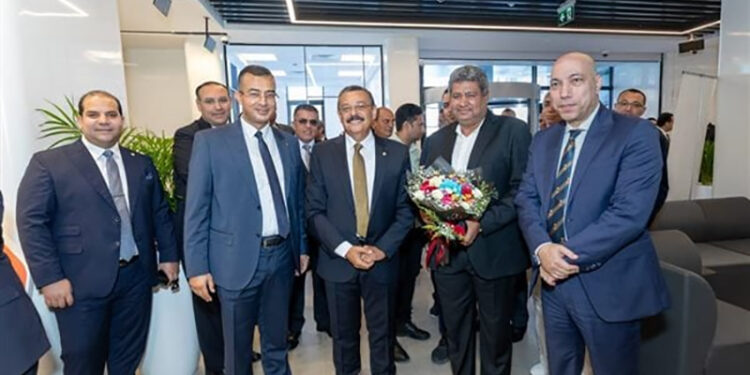 افتتاح فرع البنك الأهلي المصري بمدينة المنصورة الجديدة