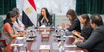 وزيرة التضامن الاجتماعي تلتقي سفير الهند بالقاهرة