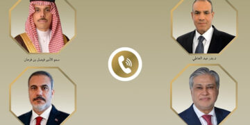 اتصالات مكثفة لوزير الخارجية مع نظرائه من السعودية وباكستان وتركيا
