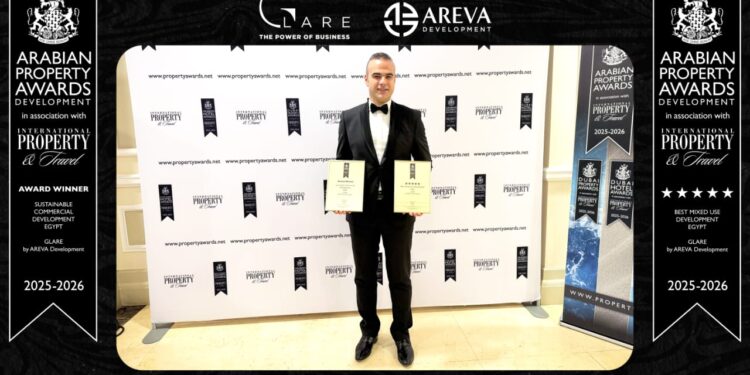 AREVA للتطوير تحصد 3 جوائز عالمية عن مشروع GLARE من مؤسسة International Property Awards