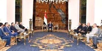 الرئيس السيسي يستقبل وزير خارجية جمهورية إيران