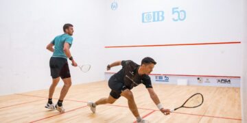 انتهاء منافسات دور الـ64 من بطولة CIB المفتوحة للإسكواش 2025