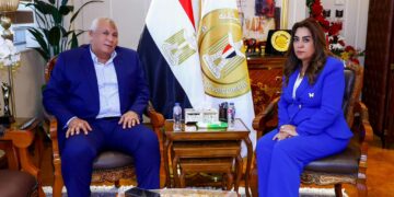 وزيرة التنمية تبحث مع محافظ الوادي الجديد الموقف التنفيذي للمشروعات التنموية والخدمية