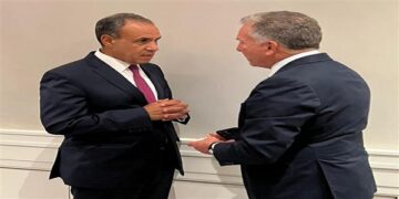 وزير الخارجية يلتقي المبعوث الأمريكي الخاص للشرق الأوسط