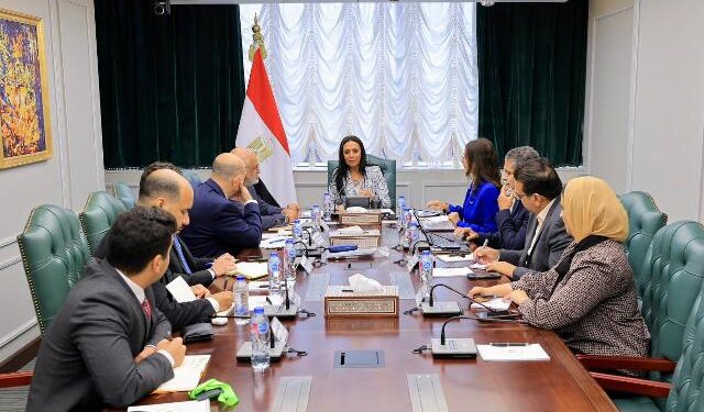 وزيرة التضامن تلتقي المدير التنفيذي لمصر بمجموعة البنك الدولي