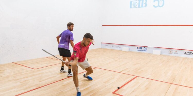 تألق مصري في اليوم الثاني من الأدوار التمهيدية لبطولة CIB المفتوحة للاسكواش 2025