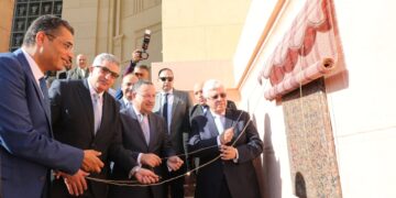 وزير التعليم العالي ورئيس جامعة الإسكندرية يفتتحان المرحلة الأولى من مشروع ترميم ورفع كفاءة مباني كلية الهندسة