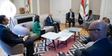 وزير الخارجية يلتقي مع السكرتيرة العامة للمنظمة الدولية للفرانكفونية