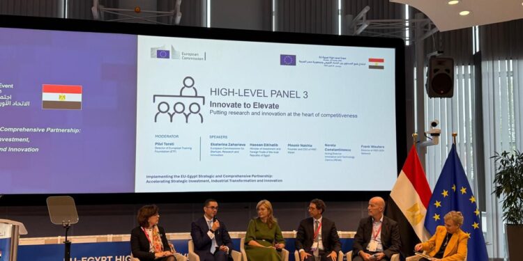 وزير الاستثمار يشارك في الجلسة الرفيعة المستوى بالقمة المصرية الأوروبية بعنوان “ابتكر لترتقي”: وضع البحث والابتكار في قلب القدرة التنافسية