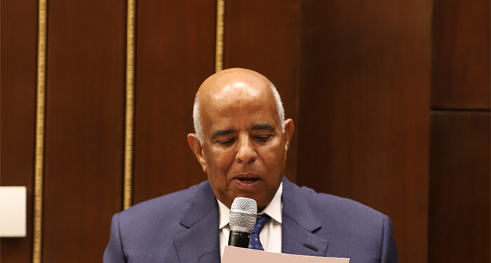 المهندس حلمي جاويش يؤدي اليمين الدستورية خلال الجلسة الافتتاحية لمجلس الشيوخ