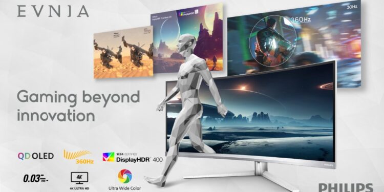 «فيليبس» تطلق عصرًا جديدًا من شاشات الألعاب QD-OLED Evnia المبتكرة في منطقة الشرق الأوسط