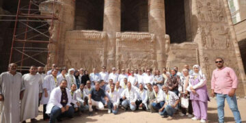 وزير السياحة والآثار يتوجه إلى مدينة إسنا لتفقد مستجدات أعمال مشروع ترميم معبد إسنا