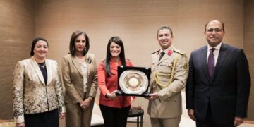 وزيرة التخطيط ضيف شرف احتفالية مكتب الدفاع بالسفارة المصرية ببروكسل بذكرى انتصارات أكتوبر