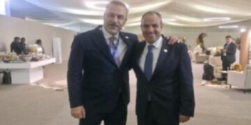 وزير الخارجية يلتقي نظيره التركي على هامش قمة مجموعة العشرين في جوهانسبرج